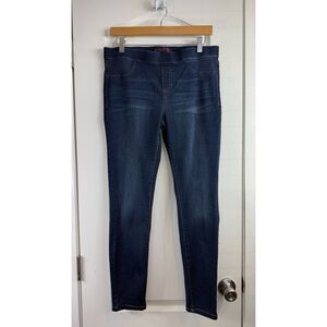No Boundaries Pull On Jeggings Dark Indigo Wash Juniors Size L (11-13)